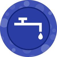 Unique Water Vector Glyph Icon