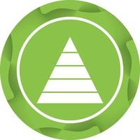 Beautiful Triangle Vector Glyph icon