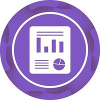 Beautiful Business chart Vector Glyph icon