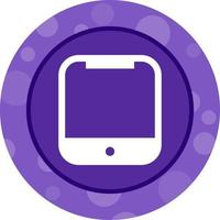 Unique Smart Device Vector Glyph Icon
