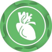 Beautiful Heart Vector Glyph icon