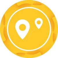 Beautiful Distance Vector Glyph icon