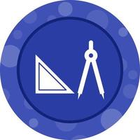 Beautiful Geometry Tools Glyph Vector Icon