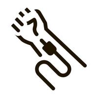 intravenous injection icon Vector Glyph Illustration