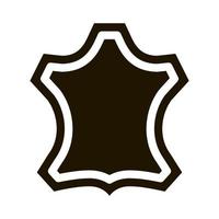 leather label icon Vector Glyph Illustration