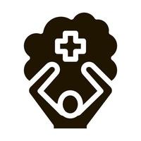 mentally healthy person icon Vector Glyph Illustration