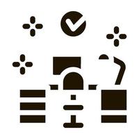 clean working room icon Vector Glyph Illustration