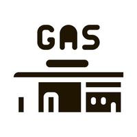 ilustración de vector de icono de gasolinera