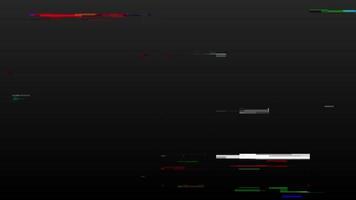 Damaged TV Noise Effect Background. Interference distortion error 4K video
