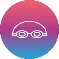 Swimmers Glasses Icon vector