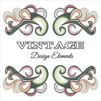 Calligraphic design elements and page decoration. Vintage floral elements for design. Vector decorative design elements.