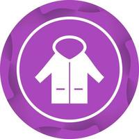 Unique Coat Vector Glyph Icon