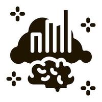 brainstorming chart icon Vector Glyph Illustration