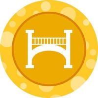 Beautiful Bridge Vector Glyph Icon