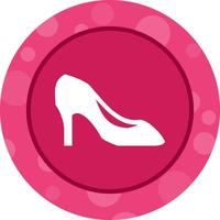 Unique Heels Vector Glyph Icon