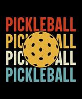Pickleball illustration vector tshirt desgn