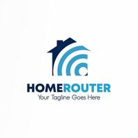 Simple and unique Roof house with wifi signal and hole key Image graphic icon logo design abstract concept vector stock. Can be used as a symbol related to tech or property