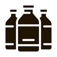 liquid bottles icon Vector Glyph Illustration