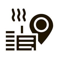 production geolocation icon Vector Glyph Illustration