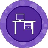 Beautiful Workplace Vector Glyph icon