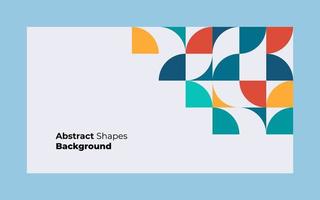 Cover with Minimal Geometric Abstract design Background vector