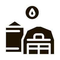 farm water supply icon Vector Glyph Illustration
