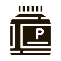 protein can icon Vector Glyph Illustration