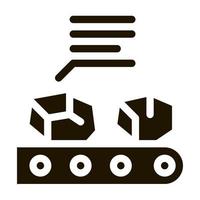 coal in stock icon Vector Glyph Illustration