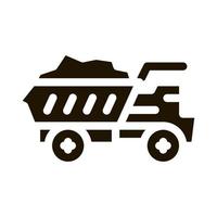 motor lorry icon Vector Glyph Illustration