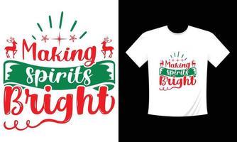 Christmas T-shirt design vector