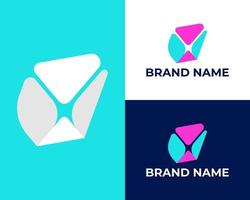 elementos de plantilla de diseño de icono de logotipo de letra w vector