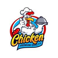 Fried Chicken Restaurant Logo Template vector