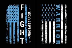 Prostate Cancer Awareness 4th Of July Design vector