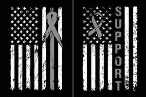 Support Brain Cancer Awareness Design vector