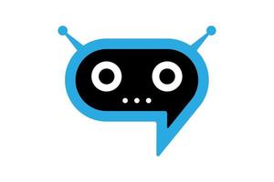 Robot Chat Bot icon symbol for support service concept. Vector illustration
