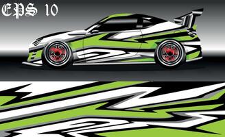 car wrap abstract racing graphic background for vinyl wrap vector