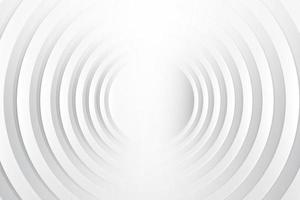 Abstract white and gray color, modern design stripes background with geometric round shape. Vector illustration.