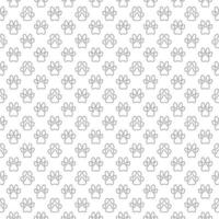 Pet Paw Prints vector concept linear geometric seamless pattern
