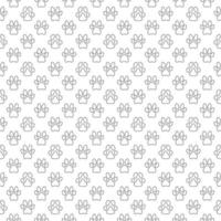 Pet Paw Prints vector concept linear geometric seamless pattern