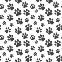 Pet Paw Prints vector Animal Lover concept seamless pattern