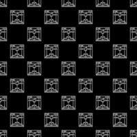 Three-Dimensional Printing vector 3D Printer concept linear seamless pattern