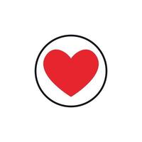 Circle with Hearts Playing Card Suit vector concept solid icon