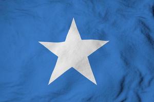 Waving Flag of Somalia in 3D rendering photo