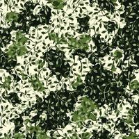 Camouflage leaf pattern design. nature background vector