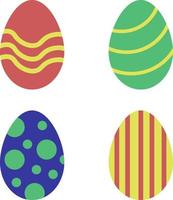 huevos de pascua, vector. vector