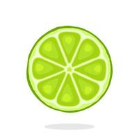 Slice of lemon vector