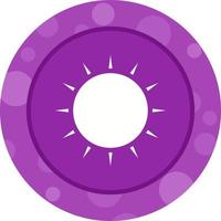 Unique Sun Vector Glyph Icon