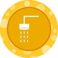 Beautiful Shower Glyph Vector Icon