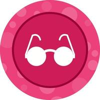 Unique Sunglasses Vector Glyph Icon