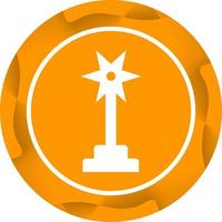 Beautiful Award Glyph Vector Icon